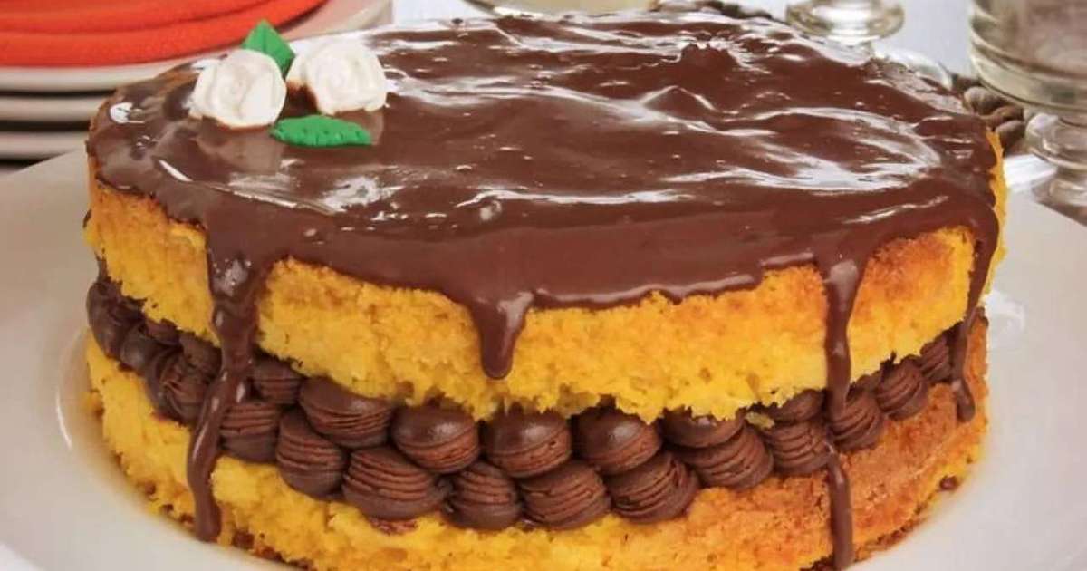 saboreie com ganache de chocolate