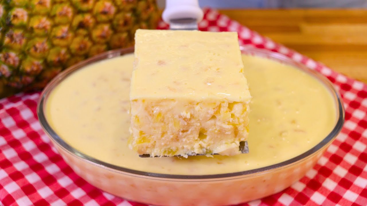 GELADÃO DE ABACAXI SIMPLES E FÁCIL DE FAZER ! GELADO DE ABACAXI RÁPIDO DE NATAL