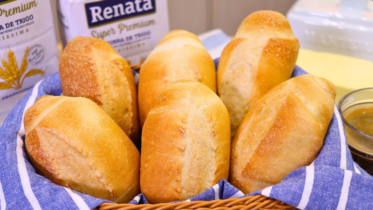 PÃO FRANCÊS CASEIRO CROCANTE MELHOR QUE O DA PADARIA | PÃO FRANCÊS FEITO EM CASA FÁCIL E ECONÔMICO