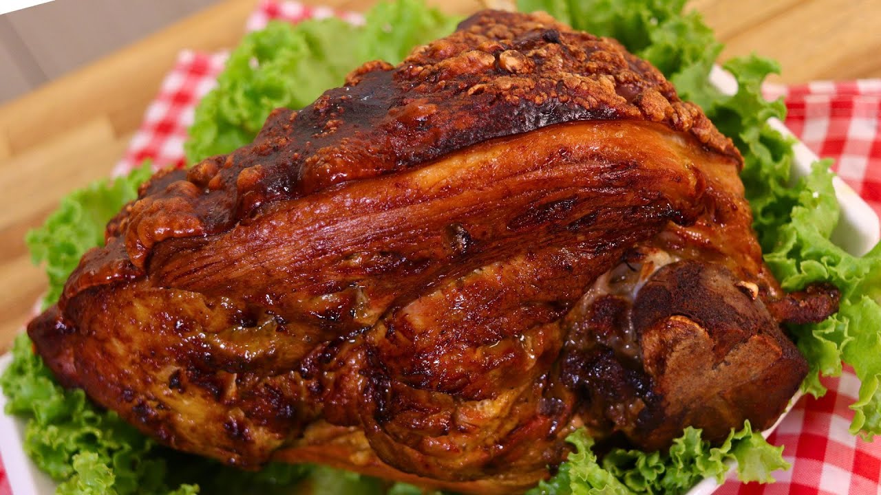 PERNIL DE PORCO DE NATAL BEM TEMPERADO E SUCULENTO POR DENTRO | PERNIL DE PORCO Á PURURUCA