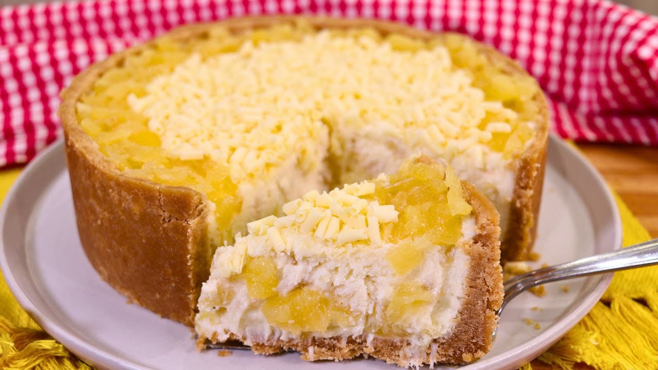 TORTA DE COCO COM ABACAXI FÁCIL E DELICIOSA! | TORTA DE ABACAXI PARA O NATAL