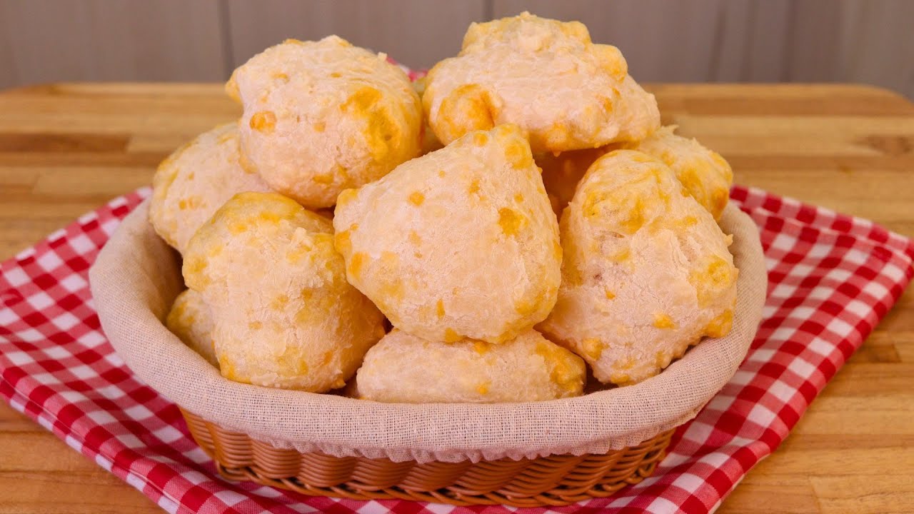 SÓ MISTURAR NÃO PRECISA SOVAR E RENDE MUITO! PÃO DE QUEIJO FÁCIL DE COLHER
