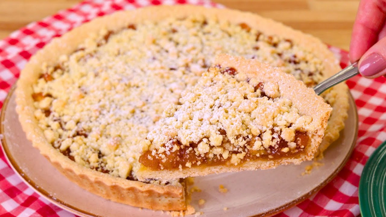 TORTA DE MAÇÃ SIMPLES E RÁPIDA PARA SERVIR QUENTINHA COM SORVETE | TORTA DE MAÇÃ ALEMÃ