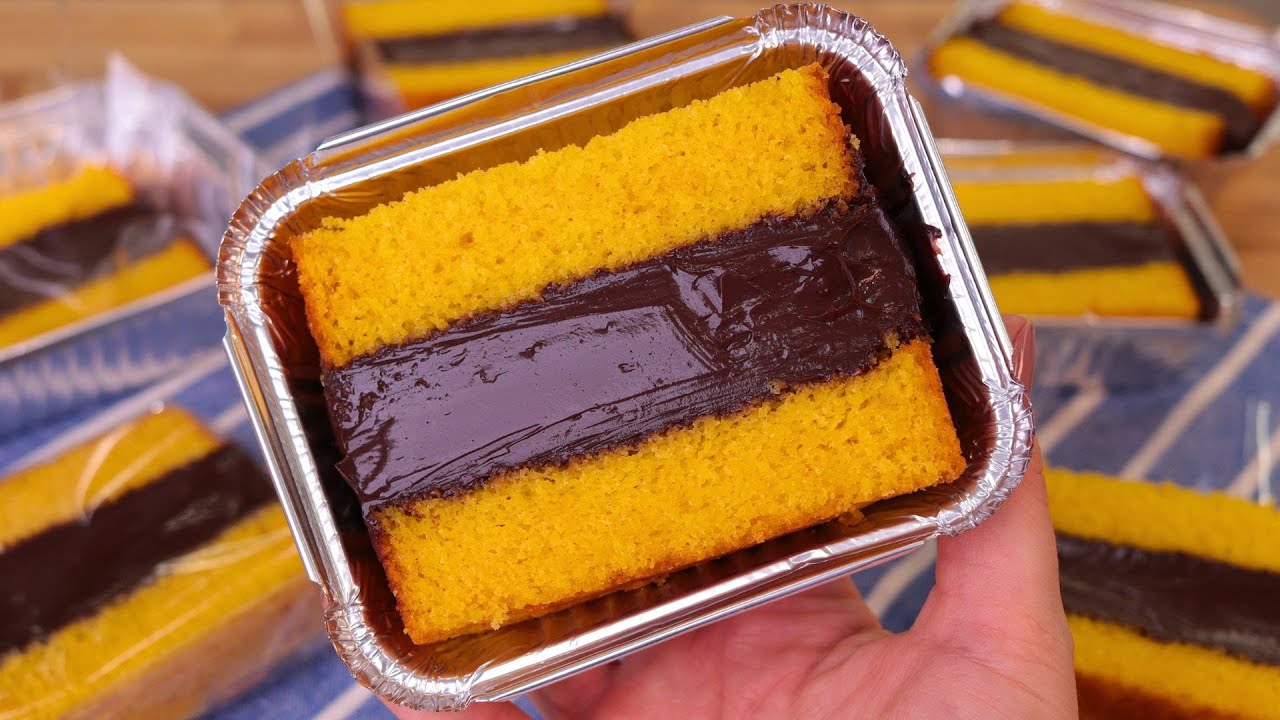 SLICE CAKE DE CENOURA COM CHOCOLATE! FATIA DE BOLO DE CENOURA RECHEADO NA MARMITA FAÇA E VENDA DOCES