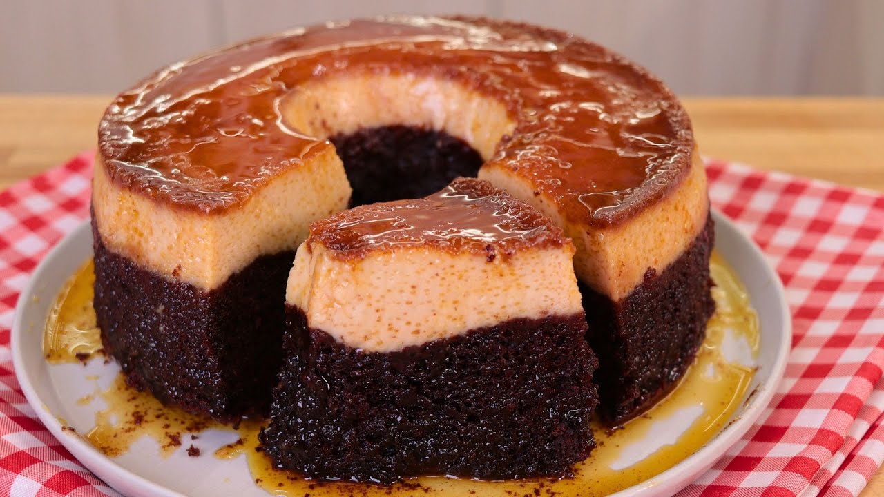 SIMPLES E FÁCIL JÁ SAI ASSIM PRONTO DO FORNO! BOLO PUDIM DE LEITE CONDENSADO PERFEITO