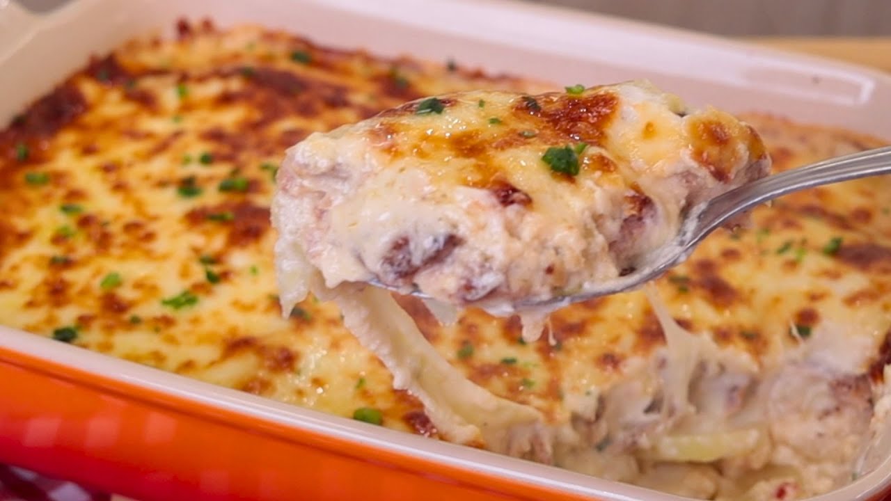 TILÁPIA CREMOSA COM BATATAS PARA A PÁSCOA | RECEITA DE TILÁPIA FÁCIL PARA PÁSCOA